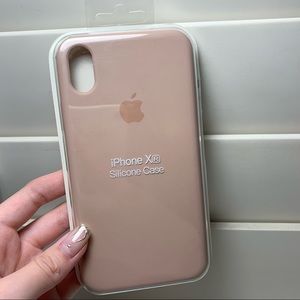 iphone xr baby pink silicone case